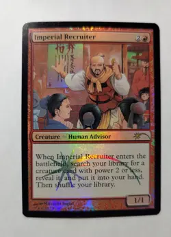1x Imperial Recruiter JUDGE PROMO FOIL NM - MTG Magic MTG EDH x1 - Image 1
