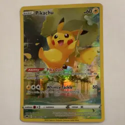 Pokemon Pikachu GG30/GG70 Crown Zenith Galarian Gallery Holo Ultra Rare Full Art - Image 1