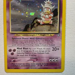 Pokemon TCG Slowking Neo Genesis 14/111 Holo Unlimited Holo Rare - Image 3
