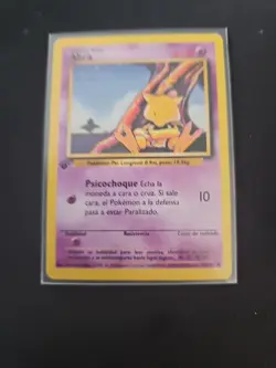 Pokemon 1st Edition Abra 43/102 1st Edition Base Spanish - Image 1
