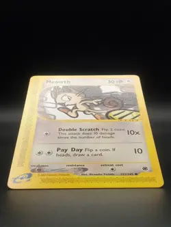 Pokemon ~ Expedition Base Set ~ Meowth 121/165 ~ Mint - Image 3