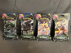 Pokemon TCG Sun & Moon Celestial Storm Booster Pack Lot Complete Art Set (4) NEW - Image 1