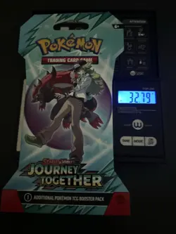 Heavy! Over 32.79 Gram Pokemon Journey Together Sleeved Booster Pack Sealed - Image 1