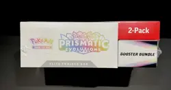 Pokemon TCG Scarlet & Violet Prismatic Evolutions 2 Pack ETB Costco Bundle Box - Image 2