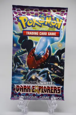 Pokemon TCG Black & White Dark Explorers Booster Pack Darkrai Art Sealed - Image 1