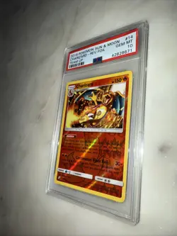 PSA 10 Charizard 14 Pokemon 2019 Sun Moon SM Team Up REV FOIL GEM MINT G2U - Image 3