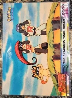 Pokemon 1999 Topps Mewtwo Strikes Back Nafarious Team Rocket 12 NM or Better - Image 1