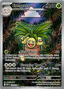 Pokemon TCG Exeggutor 135/132 Mega Evolutions Illustration Rare NM (SKU 1-3) - Image 1