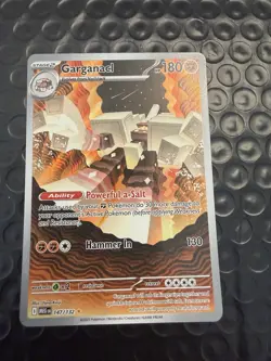 2025 Pokemon Mega Evolution Garganacl Illustration Rare #147/132 NM - Image 1