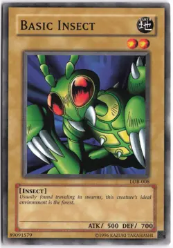 Yugioh - Basic Insect LOB-008 Unlimited - The Legend of Blue Eyes White Dragon - Image 1
