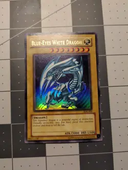 Yu-Gi-Oh! NM Blue-Eyes White Dragon SDK-001 Kaiba-Unlimited Edition - Image 1