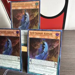 3x D/D Savant Kepler 1st Edition Ultra Rare MAMA-EN053 Yu-Gi-Oh! +BONUS HOLO - Image 3