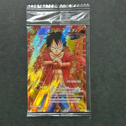 S4441 Luffy P OP 47 Promo SEALED Japanese One Piece Miracle Battle Carddass J9 - Image 1