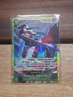 One piece TCG OP14-119 Dracule Mihawk (SEC) The Azure Sea's Seven (OP14) NM/M - Image 1