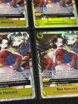 Full Playset 4x Boa Hancock OP14-112 SR One Piece THE AZURE SEA'S SEVEN ENG NM - Image 2