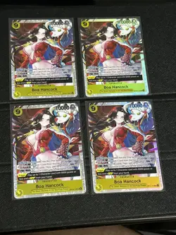 Full Playset 4x Boa Hancock OP14-112 SR One Piece THE AZURE SEA'S SEVEN ENG NM - Image 3
