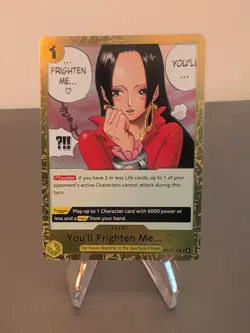 One Piece TCG You'll Frighten Me... Foil OP14-118 Azure Sea's Seven OP14 - Image 1