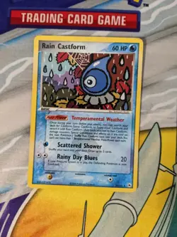 Rain Castform 23/101 Holo Rare Pokemon Card EX Hidden Legends Pokemon TCG - Image 2