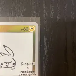 Pikachu: YU NAGABA x Pokemon Card Game PROMO SP Promo Mint - Image 4