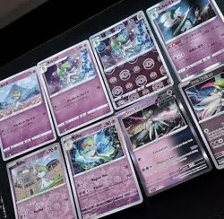 Iron Valiant Gallade Ralts Kirlia Pokemon TCG 8 Card Lot S9a TEF PAF Future - Image 1