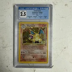 Charizard 1999 Base Set Holo Pokemon Card CGC 2.5 - Image 1