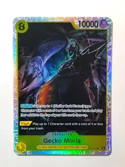 Gecko Moria OP14-104 Super Rare Full Art Card - One Piece CCG English - Image 1