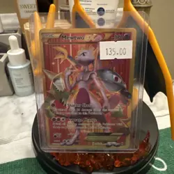 Mewtwo EX 164/162 XY Breakthrough Secret Rare Gold Full Art Pokemon TCG Card - Image 1