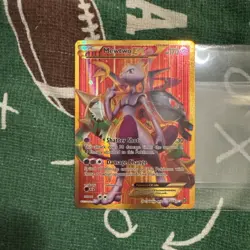 Mewtwo EX 164/162 XY Breakthrough Secret Rare Gold Full Art Pokemon TCG Card - Image 2