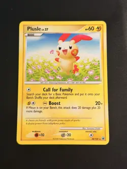 Plusle - 28/100 - Pokemon Majestic Dawn Non-Holo Card NM - Image 1