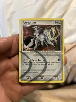 Arceus Lv. 100 AR9 Platinum Holo Rare Pokemon Card TCG - Image 1