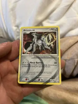 Arceus Lv. 100 AR9 Platinum Holo Rare Pokemon Card TCG - Image 2