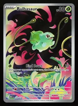 Bulbasaur 133/132 Illustration Rare Mega Evolution Pokemon Card - Image 1