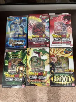 Dragon Ball Super Card Game Starter Deck Lot - Image 1