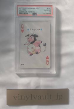 2000 POKEMON GOLD VERSION PLAYING CARDS #241 MILTANK QUEEN OF HEARTS - Image 3