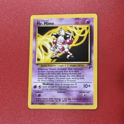Mr. Mime - 27/130 - Pokemon Base Set 2 Rare Card WOTC NM - Image 1