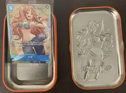 One Piece Card Nami P-112A Promo From Mini Tin Vol.2 Asia Japanese TCG - SEALED - Image 5
