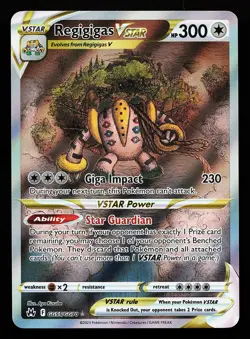 Regigigas VSTAR GG55/GG70 Ultra Rare Crown Zenith Pokemon Card - Image 1
