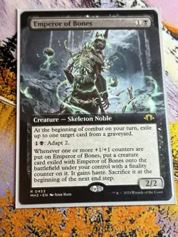 MTG Foil - Emperor of Bones (Extended Art) - 453 / NM / English - Image 4