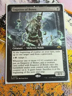 MTG Foil - Emperor of Bones (Extended Art) - 453 / NM / English - Image 5