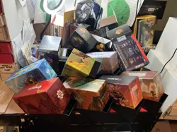 10x Empty MTG Bundle/Gift Boxes Lot - LCI ZNR BRO SNC DMU MKM OTJ MAT Clue AER - Image 1