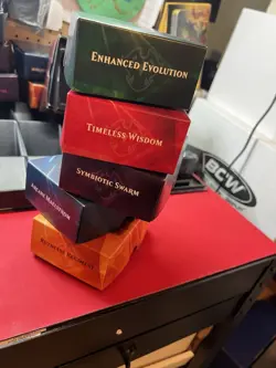 MTG Commander 2020 C20 Precon Deck Boxes w/ Life Wheels SET of 5 EMPTY - Image 1