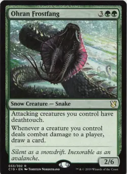 Ohran Frostfang R Commander 2019 33 - LP MTG - Image 1