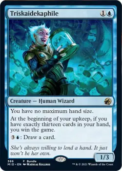MTG magic 1x Triskaidekaphile FOIL (M/NM) Unique and Miscellaneous promos - Image 1
