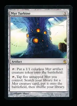 * * 1x Myr Turbine x1 * * Mirrodin Besieged MTG VLP Very Lightly Played - Image 1