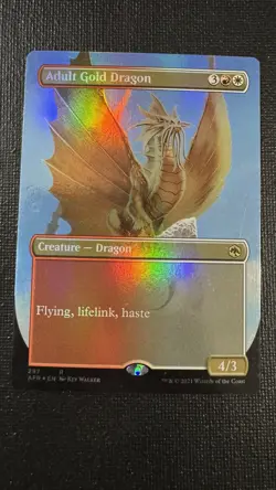 Adult Gold Dragon (Borderless) Adventures in the Forgotten Realms Regular - Image 1