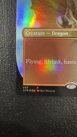 Adult Gold Dragon (Borderless) Adventures in the Forgotten Realms Regular - Image 5