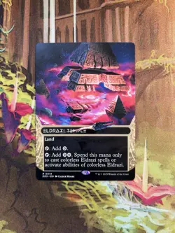 Eldrazi Temple (Borderless) Edge of Eternities: Stellar Sights Rare NM MTG - Image 1