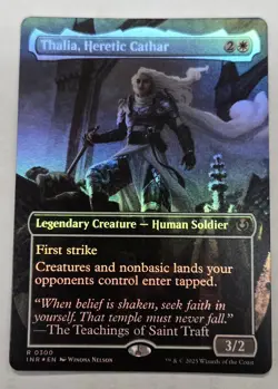 Thalia, Heretic Cathar (Borderless) Innistrad Remastered Foil - Image 1