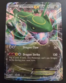 RAYQUAZA EX 60/108 Holo XY Roaring Skies Pokemon NM - Image 1