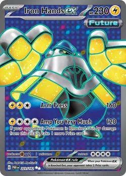 Iron Hands ex - 223/182 - Paradox Rift Full Art - NM - Pokemon - Read Desc. - Image 1